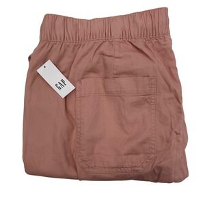 GAP Easy Pant Cargo Drawstring Womens‎ Size Large Chalk Pink NEW